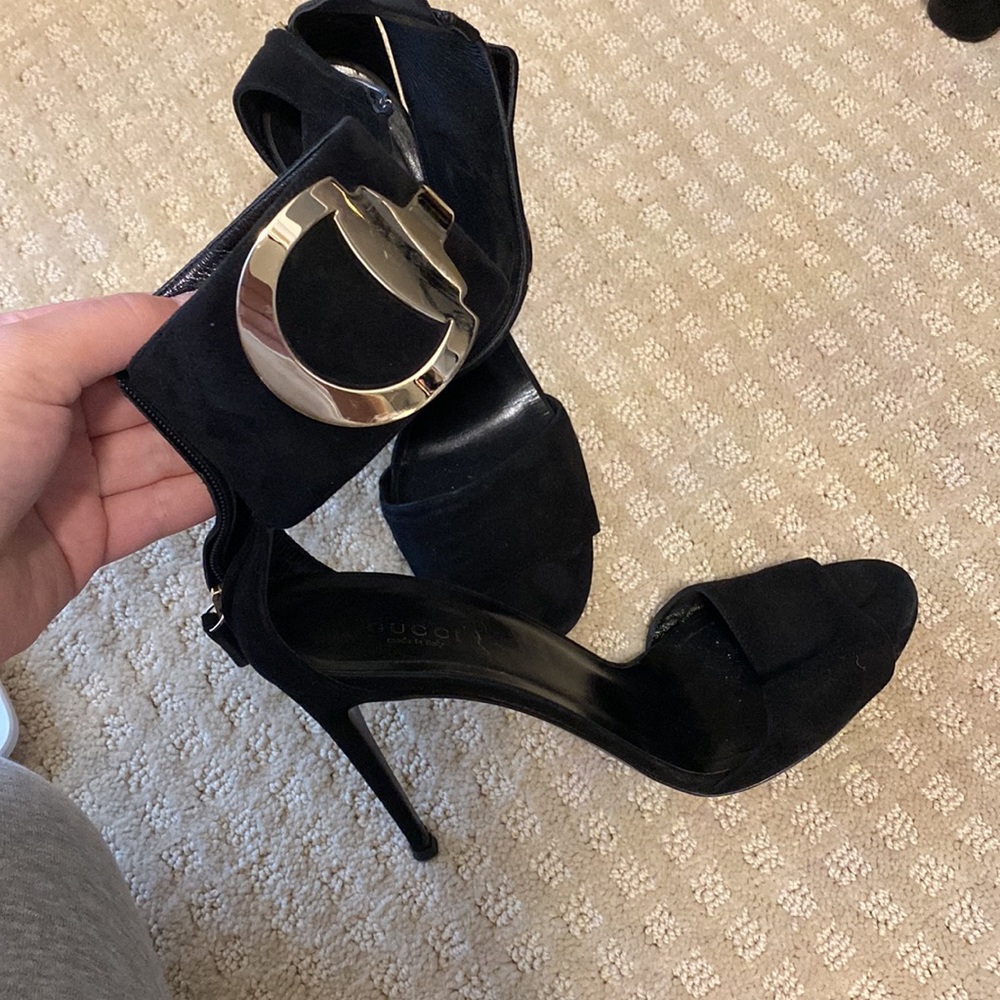 Black Gucci heels